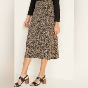 Old Navy Cheetah Midi Skirt